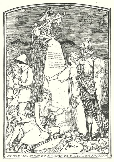 Kuvitus John Bunyanin teokseen The Pilgrim
