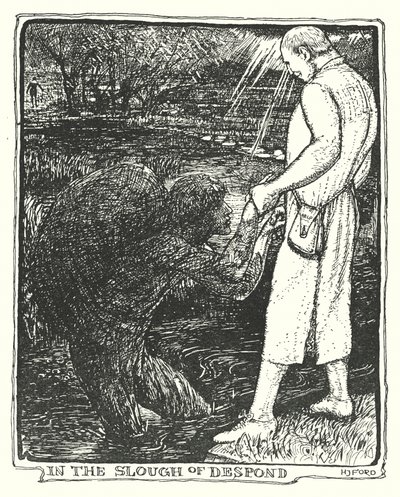 Kuvitus John Bunyanin teokseen The Pilgrim