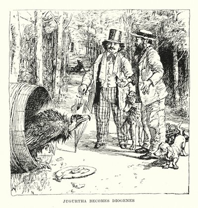 Jugurthasta tulee Diogenes (kaiverrus). tekijältä Henry Justice Ford