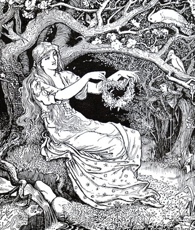 Prinsessa Narcissus ja prinsessa Potentilla tekijältä Henry Justice Ford
