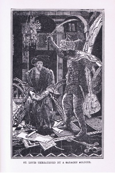 Saraseenisotilas uhkasi St Louisia, 1912 tekijältä Henry Justice Ford