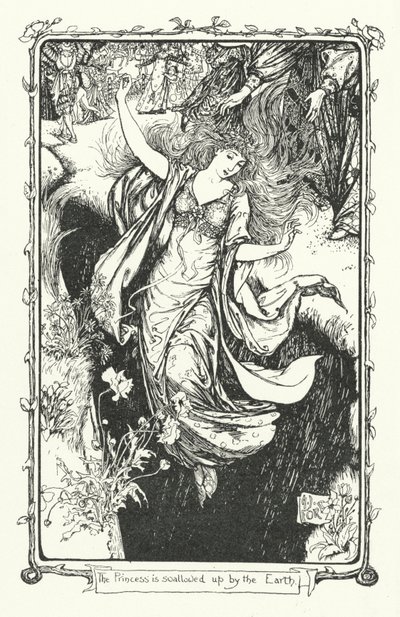 Maa on niellyt prinsessan (kaiverrus) tekijältä Henry Justice Ford