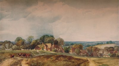 Kentish View, c1845 tekijältä Henry Jutsum