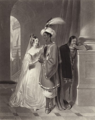 Othello ja Desdemona tekijältä Henry Liverseege