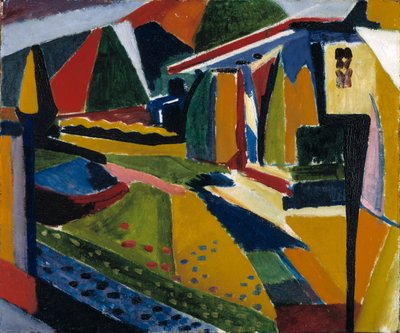 Abstrakti maisema, 1915-1916. tekijältä Henry Lyman Saÿen