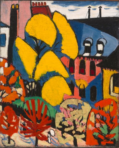 Puut, n. 1912-1914 (öljy kankaalle) tekijältä Henry Lyman Saÿen