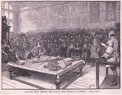 Kapteeni Kidd alahuoneen baarissa 1701 jKr tekijältä Henry Marriott Paget
