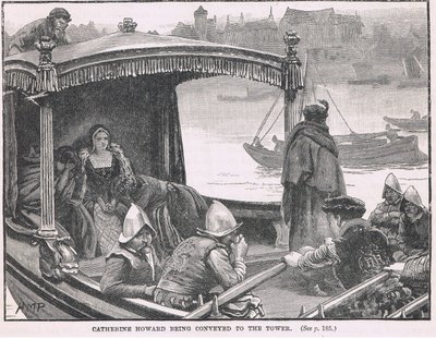 Catherine Howardin siirtäminen Toweriin 1542 tekijältä Henry Marriott Paget