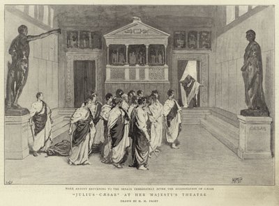 Julius Caesar hänen majesteettinsa teatterissa tekijältä Henry Marriott Paget