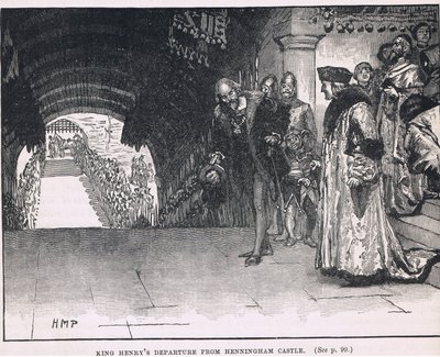 Kuningas Henrikin lähtö Henninghamin linnasta 1506 tekijältä Henry Marriott Paget