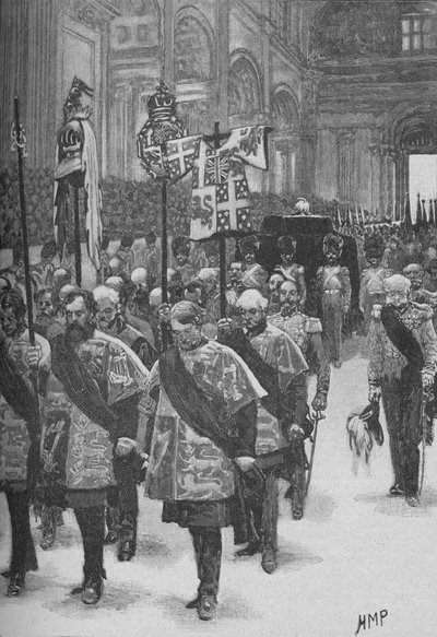 Wellingtonin hautaus, vuodelta 1890 tekijältä Henry Marriott Paget