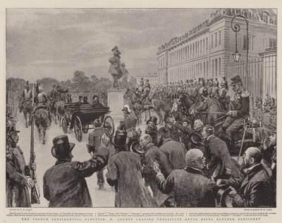 Ranskan presidentinvaalit, M Loubet jätti Versailles