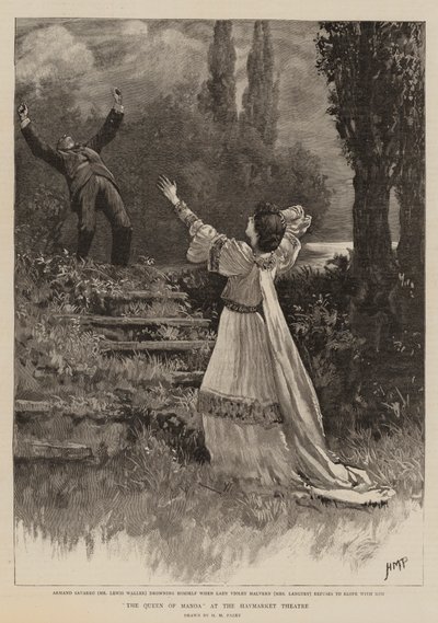 Manoan kuningatar Haymarket-teatterissa tekijältä Henry Marriott Paget