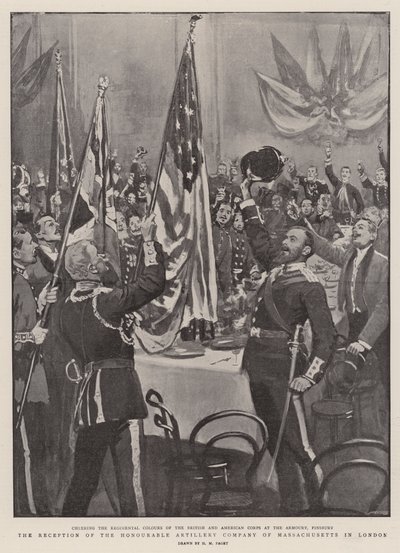 Massachusettsin Honorable Artillery Companyn vastaanotto Lontoossa tekijältä Henry Marriott Paget