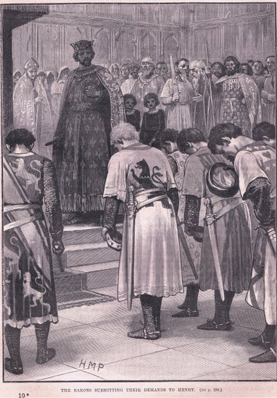 Paronit esittävät vaatimuksensa Henrikille AD 1258 tekijältä Henry Marriott Paget