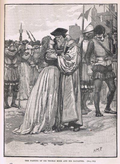 Sir Thomas Moren ja hänen tyttärensä ero 1534 tekijältä Henry Marriott Paget