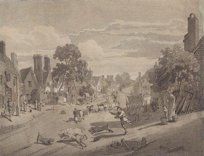 High Street Busheyssa, Hertfordshiressä tekijältä Henry Monro