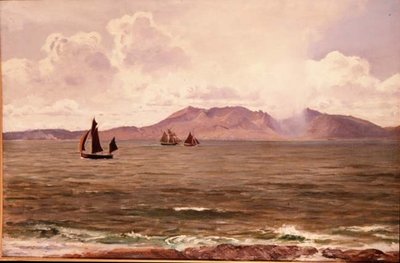 Kalastusveneet rannikolla tekijältä Henry Moore