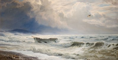 Karu sää rannikolla, Cumberland, 1874. tekijältä Henry Moore