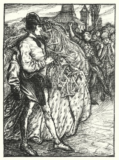Shakespearen laulu: "Tis Hymen kansat jokaisessa kaupungissa" (litho) tekijältä Henry Ospovat
