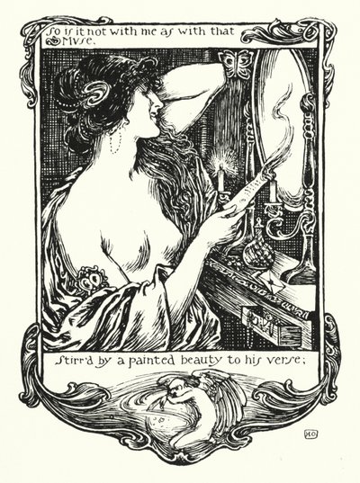 Shakespearen sonetit, Sonetti XXI (litho) tekijältä Henry Ospovat