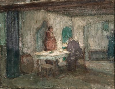 Ja Hän katosi heidän näkyvistään, n. 1898. tekijältä Henry Ossawa Tanner