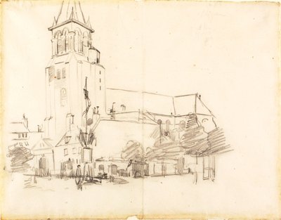 Kirkko, St.-Germain-des-Prés, Ranska tekijältä Henry Ossawa Tanner
