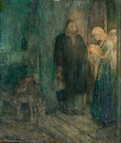 Lähtö Egyptiin (majatalossa) tekijältä Henry Ossawa Tanner