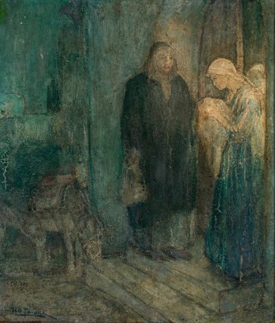 Lähtö Egyptiin Inn-hotellista. tekijältä Henry Ossawa Tanner