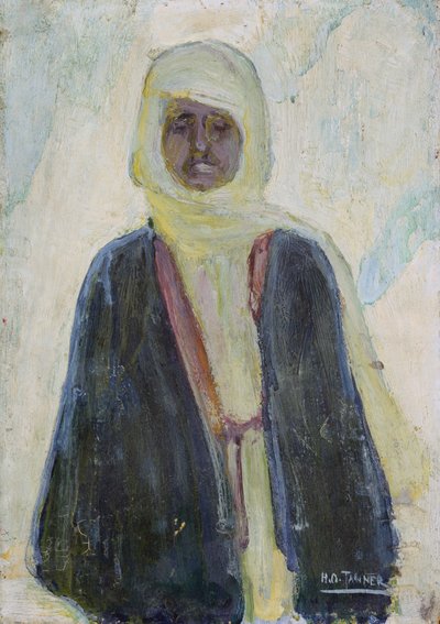 Marokon mies (öljy paneelissa) tekijältä Henry Ossawa Tanner