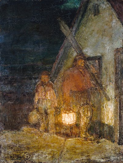 Kalastajan paluu, n.d. tekijältä Henry Ossawa Tanner