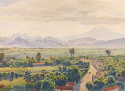 Näkymä Cuernavacaan tekijältä Henry Otto Wix
