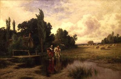 Acros the Stream (öljy kankaalle) tekijältä Henry Parker
