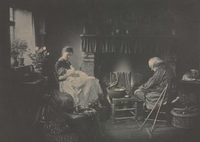 Aamunkoitto ja auringonlasku tekijältä Henry Peach Robinson