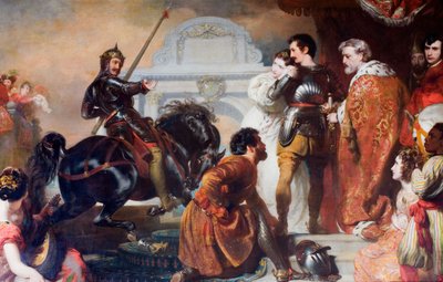 Rodomontin haaste Rogerolle, 1827. tekijältä Henry Perronet Briggs