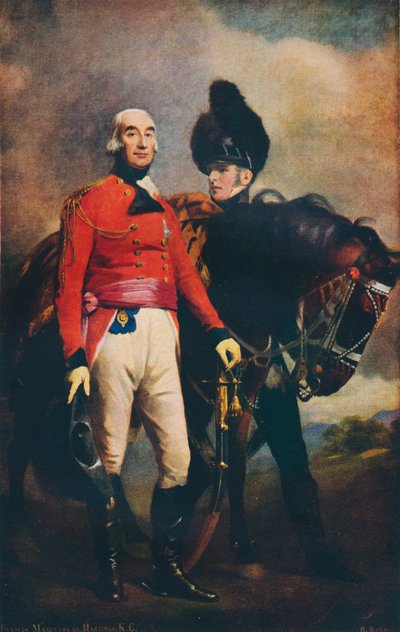 Kenraali Francis Rawdon-Hastings, Moiran toinen jaarli, myöhemmin Hastingsin ensimmäinen markiisi, c1813 tekijältä Henry Raeburn