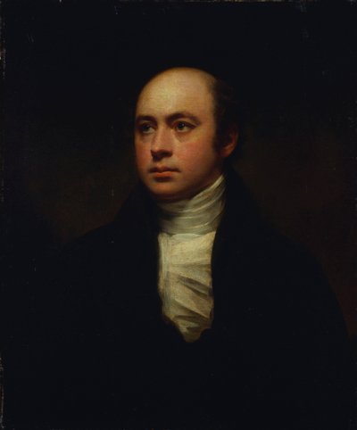 Sir Francis Chantreyn muotokuva tummassa takissa ja valkoisessa kravatissa tekijältä Henry Raeburn