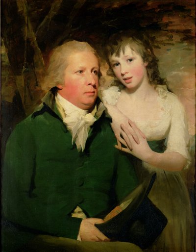 Sir Alexander Don tyttärensä Elizabethin kanssa tekijältä Henry Raeburn