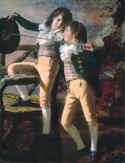 Allenin veljekset (James ja John Lee Allenin muotokuva) tekijältä Henry Raeburn