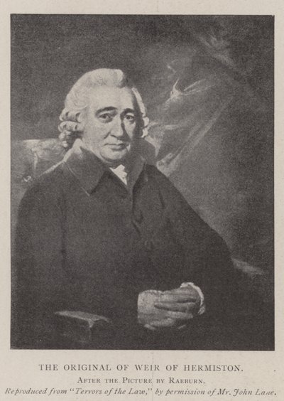 Weir of Hermistonin alkuperäiskappale tekijältä Henry Raeburn