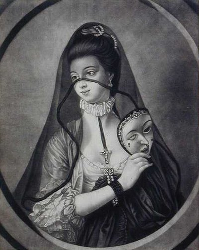 The Fair Nun Unmasked, kaiverrettu Carington Bowlesin (1744-93) toimesta (litografia). tekijältä Henry Robert (after) Morland