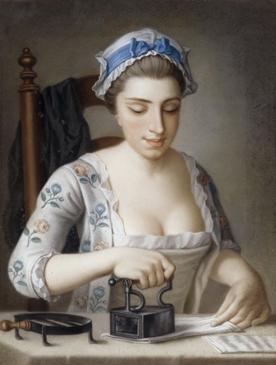 Piikan silitys, tekijältä Henry Robert Morland