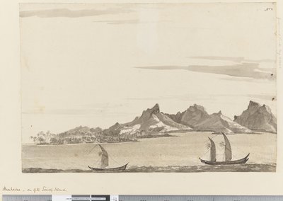 Sivu 22 Huaheine, yksi seurasaarista, 1768-75 (wc) tekijältä Henry Roberts