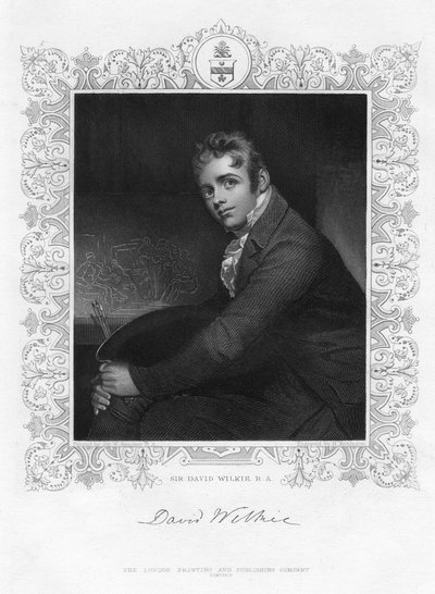 Sir David Wilkie 1785-1841, skotlantilainen taidemaalari, 1800-luku. tekijältä Henry Robinson