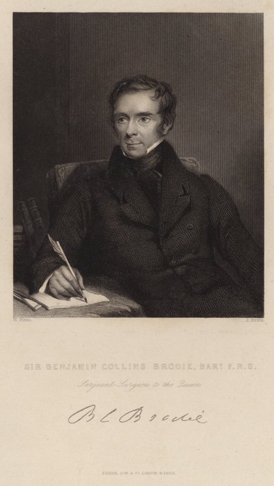 Sir Benjamin Collins Brodien muotokuva tekijältä Henry Room