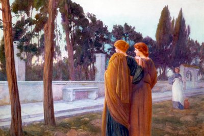 Päivä on ohi (maalaus) tekijältä Henry Ryland