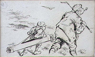 The Bumbling Golfer, kuvitus 