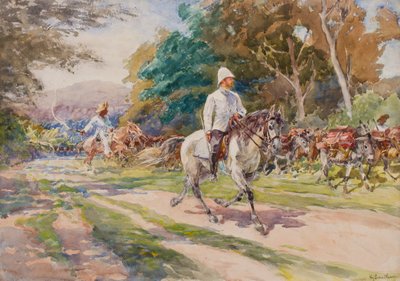 Siirtomaa upseeri, mahdollisesti Haiti, noin 1900 tekijältä Henry Sandham