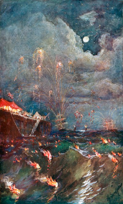 Surffauksen valaistus Madrasissa tekijältä Henry Sandham