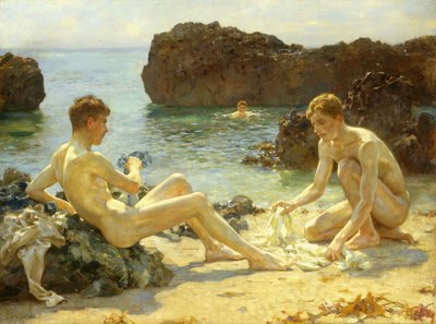 The Sun Bathers, 1927 tekijältä Henry Scott Tuke
